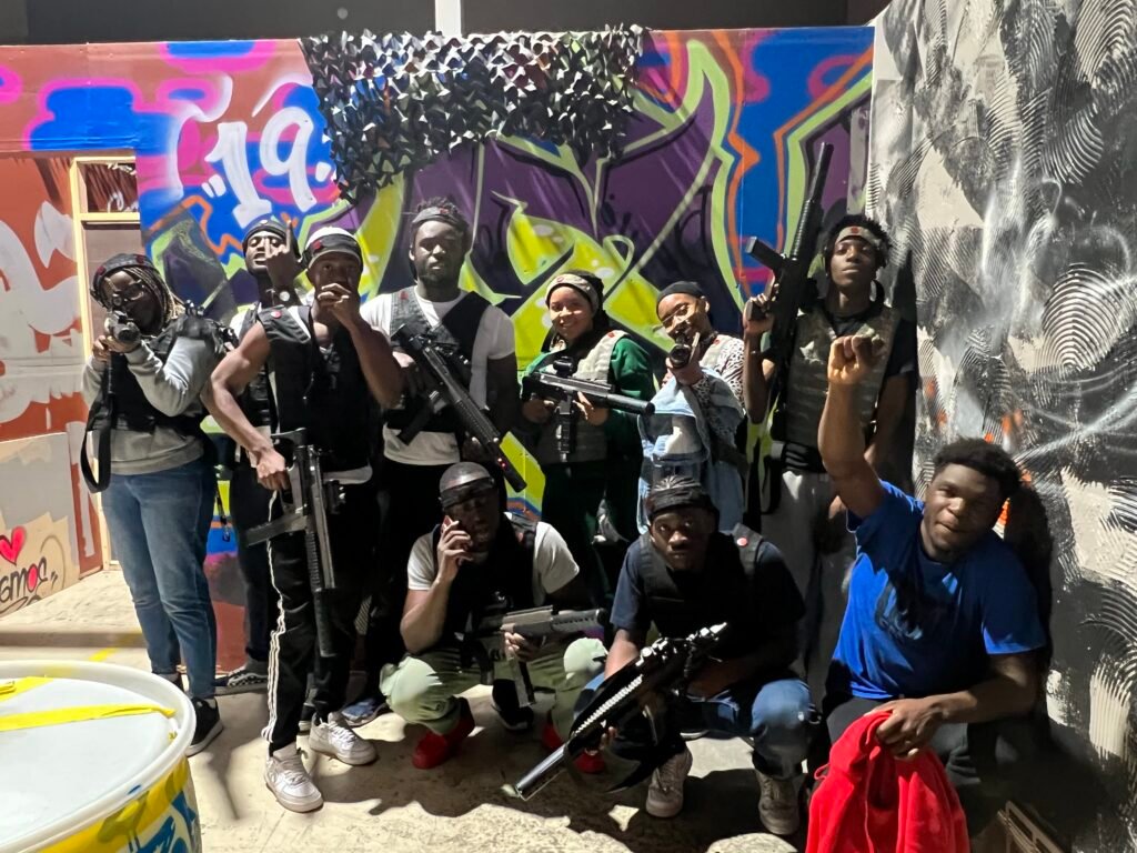 CYAC members on a paintball outing in Calgary